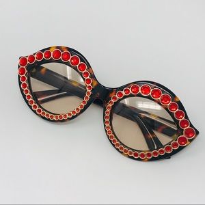 Cleopatra inspired Vintage Glasses blue blocking